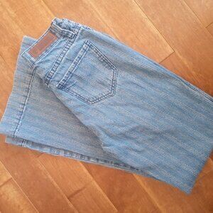 Rock & Roll Denim Women's Jacquard High Rise Trouser Jeans NWOT